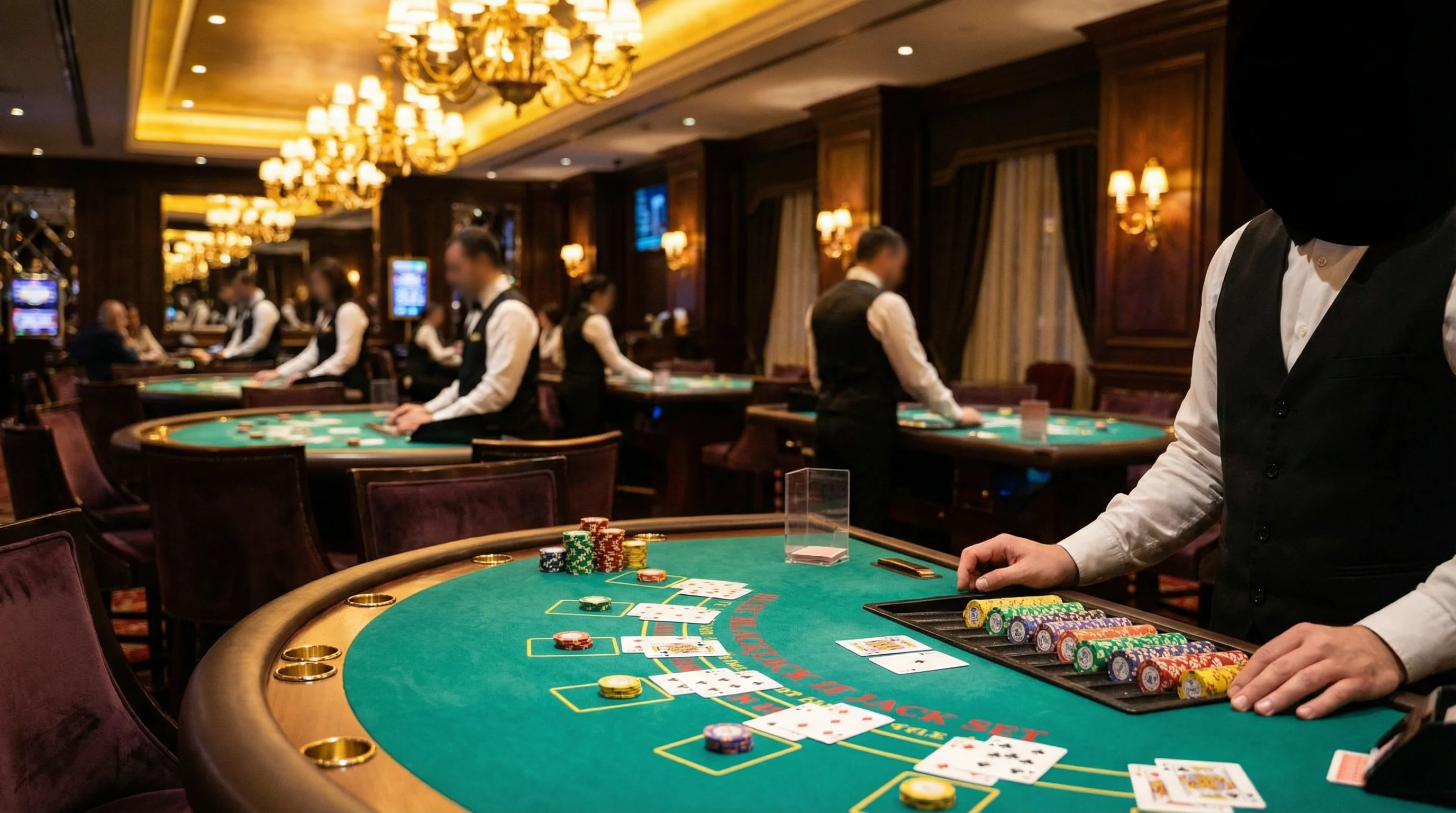 Ambiente de cassino ao vivo premium do vaidebet